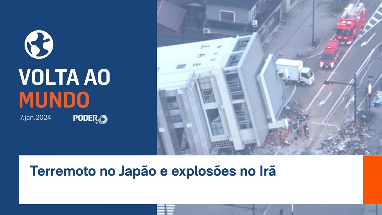 Volta ao Mundo: Terremoto no Japão e explosões no Irã