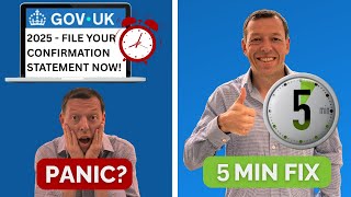 Worried About Your Confirmation Statement Deadline? File It in 5 Mins (UK 2025 Update)