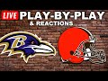 Ravens vs Browns Live Play-By-Play & Reactions