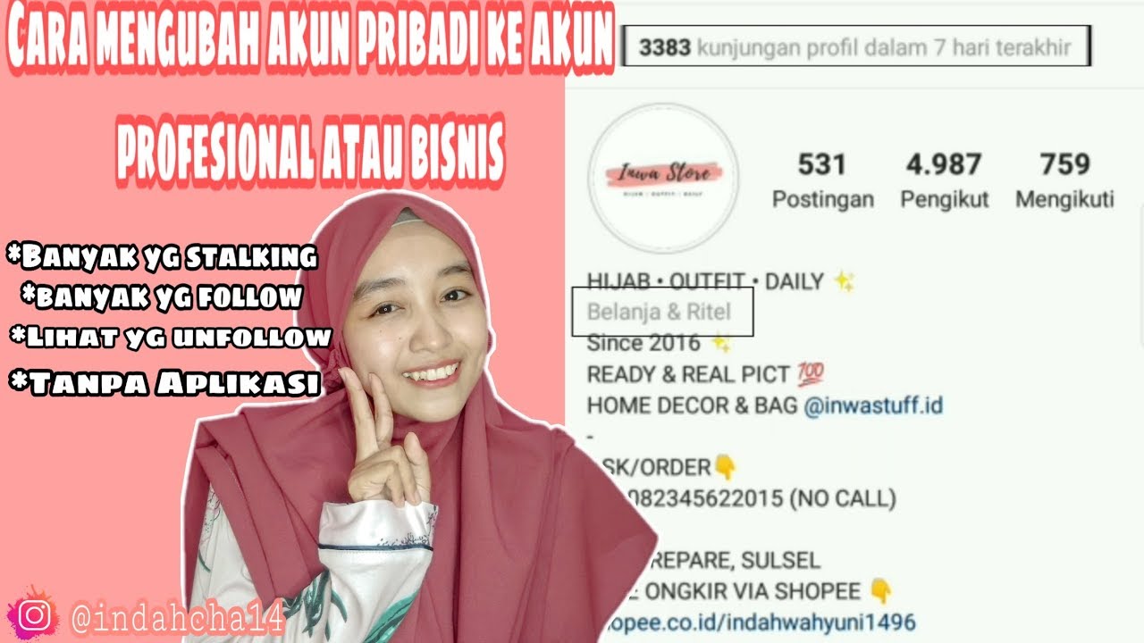 Tutorial Membuat Akun Profesional | Tanpa Aplikasi #instagram 