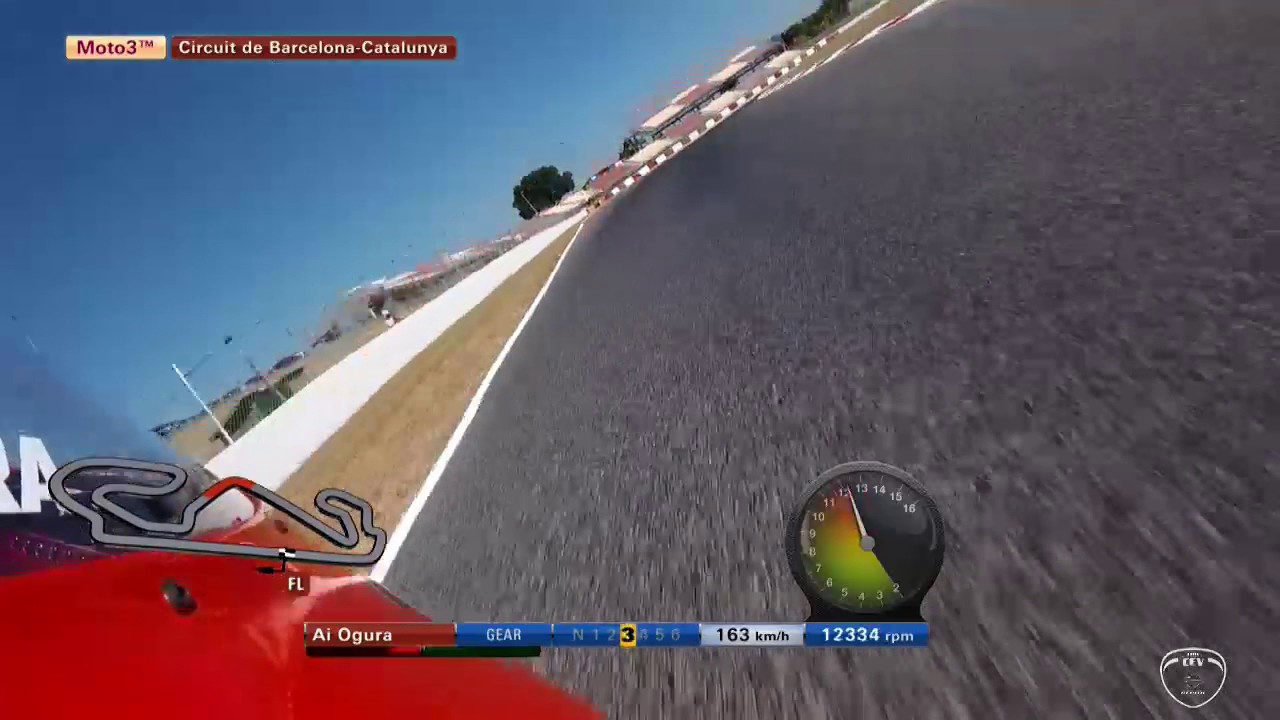 On board Ai Ogura-Circuit de Barcelona Catalunya-Moto3™ Junior WCH