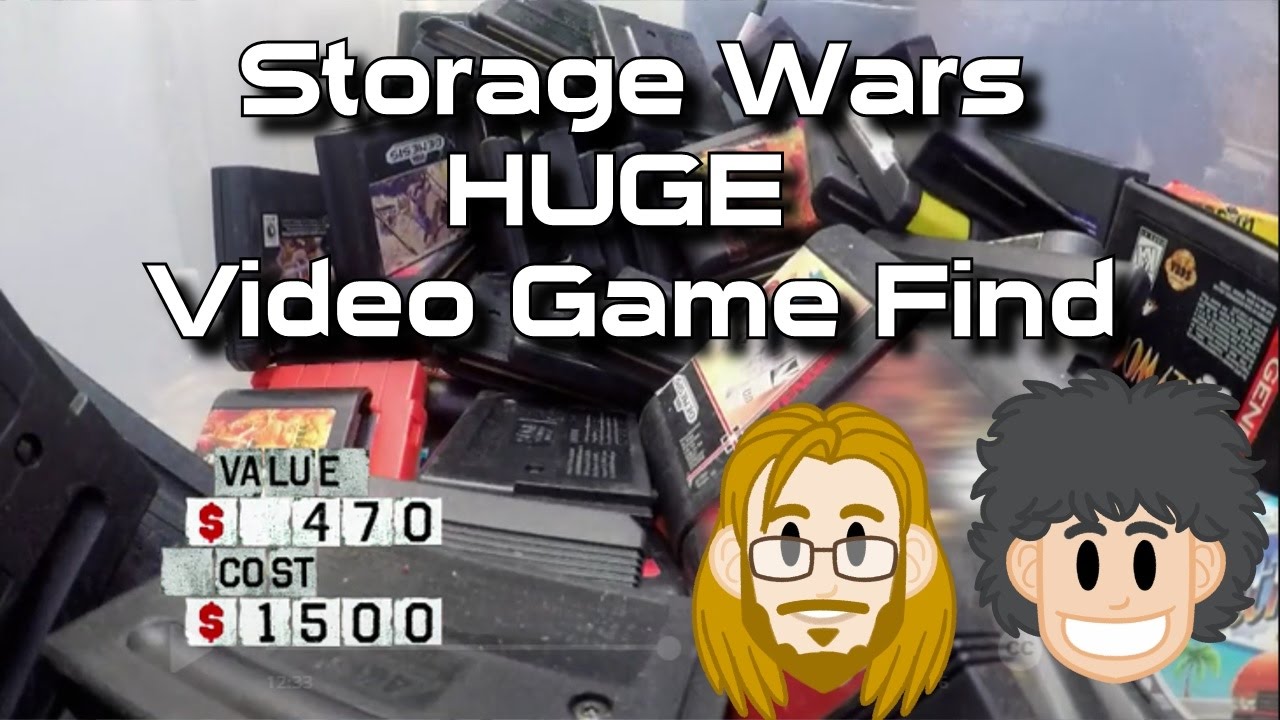 Huge Video Game Find on Storage Wars TV Show CUPodcast YouTube