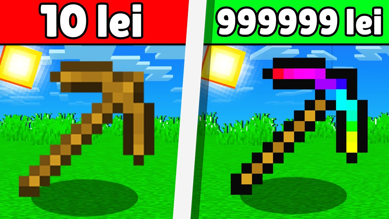 Pickaxe de 1$ vs 10000$ cu ANA!