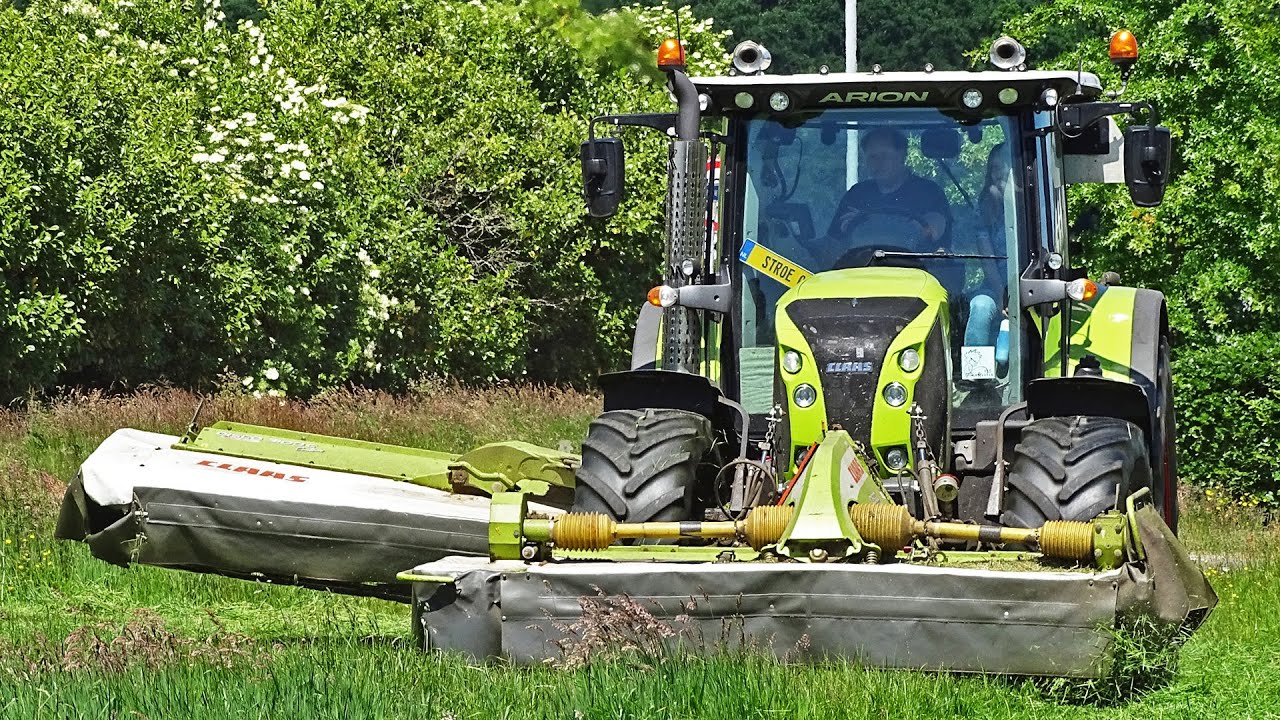 Mowing Grass | Claas Arion 550 + Disco | Brouwer | 2020
