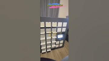 #smartlocker #intelligent 26 doors smart key management system Smart Key Storage Locker