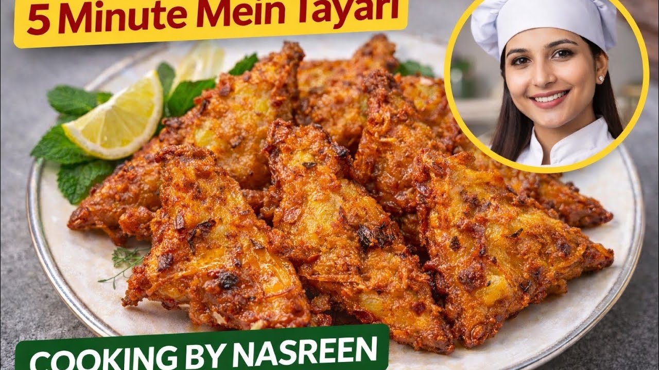 Quick and crispy Aftarii bread pakora in 5mint | Cooking By Nasreen ...