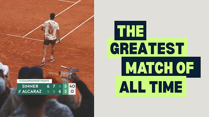 The Greatest Match of All Time - #Sinner v #Alcaraz: Roland Garros 2025 Final | Match Stories