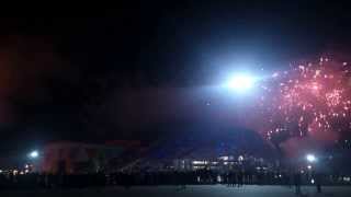 : Lightning of Olympic Flame Sochi 2014