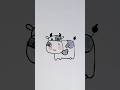 Like So Easy Draw A Cow 🐄🐮 #drawing #easydrawing #cow