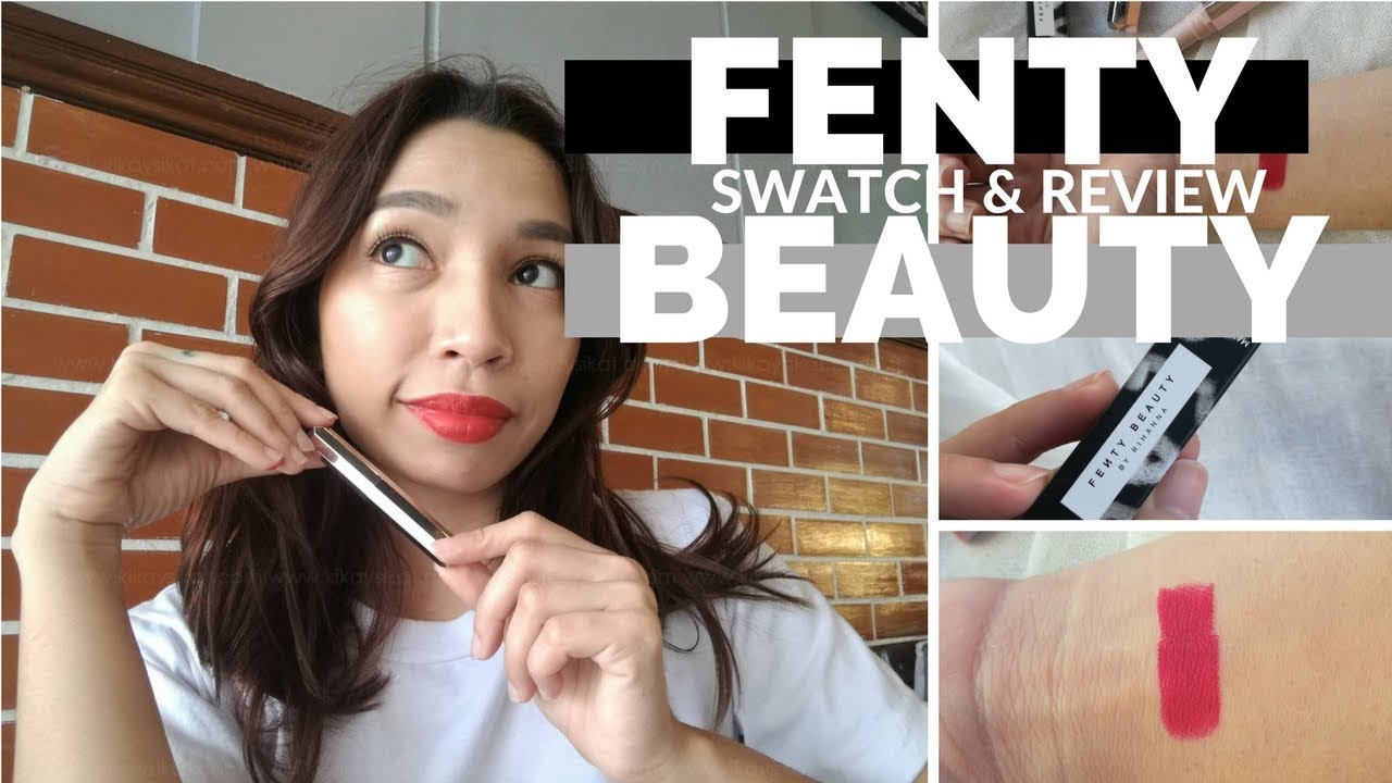 Fenty Beauty Mattemoiselle Plush Matte Lipstick • Lipstick Review & Swatches