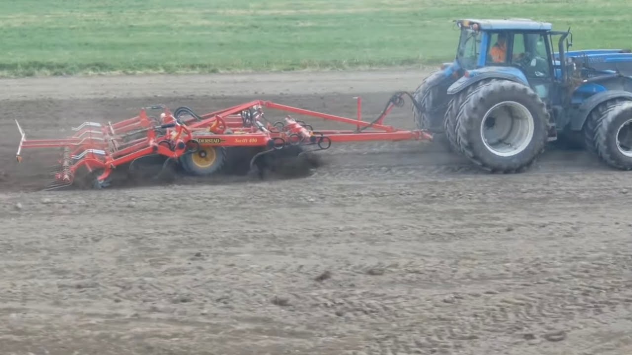 Väderstad Swift 400, säätöjä ja testiajoa