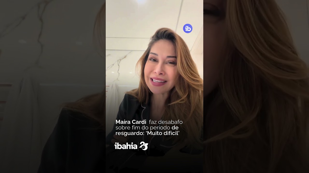 Maíra Cardi  faz desabafo sobre fim do período de resguardo: ‘Muito difícil’ 