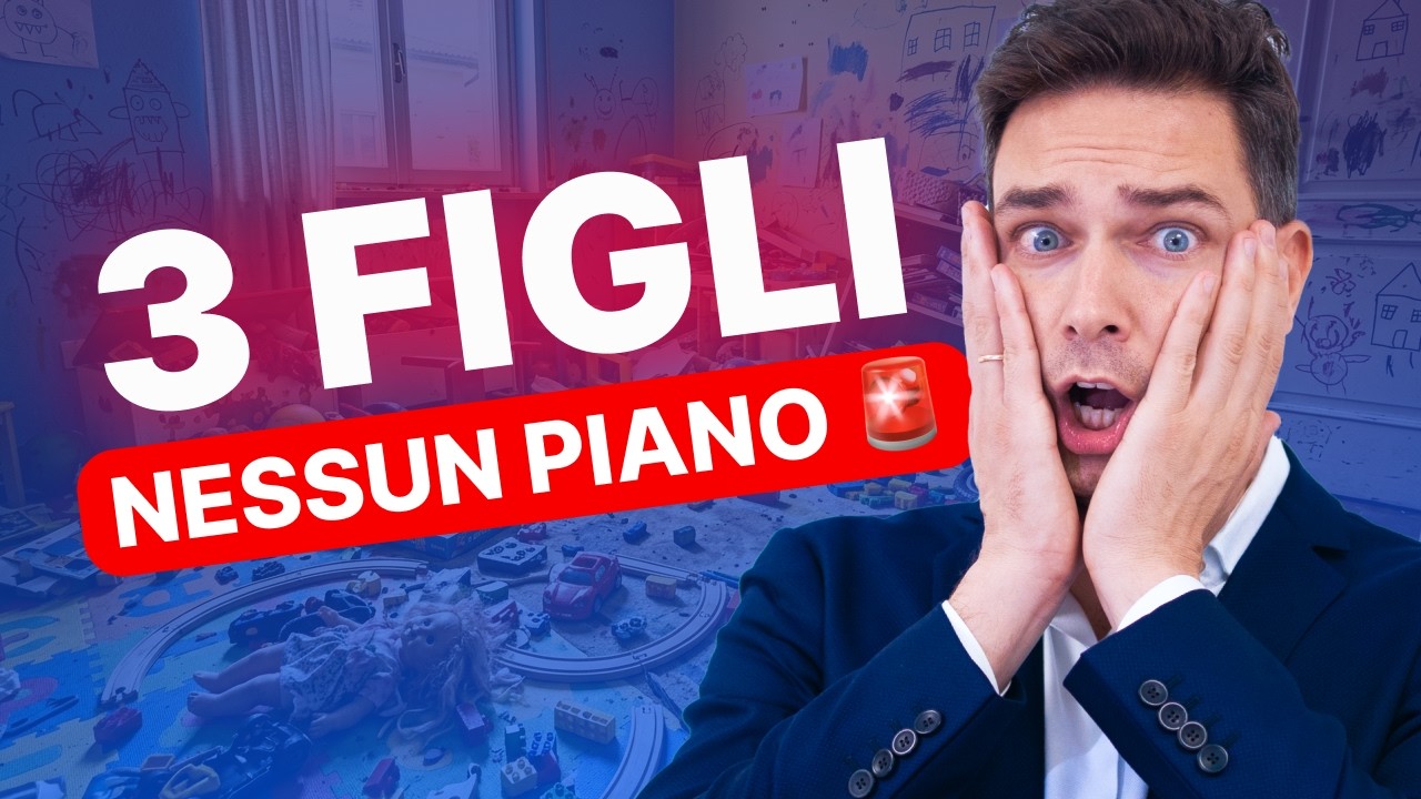 3 figli, €120.000 sul conto e nessun piano: come la famiglia si costruisce un piano