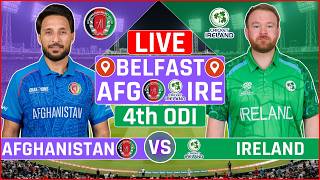 Afghanistan vs Ireland 4th ODI Live Score | AFG vs IRE 4th ODI Live Audio Commentary