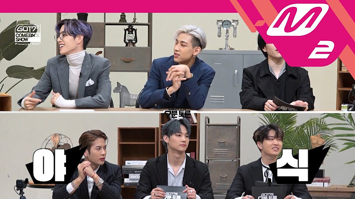 [GOT7 COMEBACK SHOW] GOT7의 7분토론 Part.1 - 야식은 삼쏘다 VS 치맥이다 (ENG SUB)