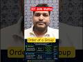 Order of a Group | Group Theory | IIT JAM &amp; CUET PG | IFAS