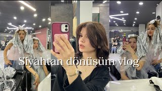 Siyahtan Saçtan Kurtulma Vlog Olaylı Kuaför Deneyimi