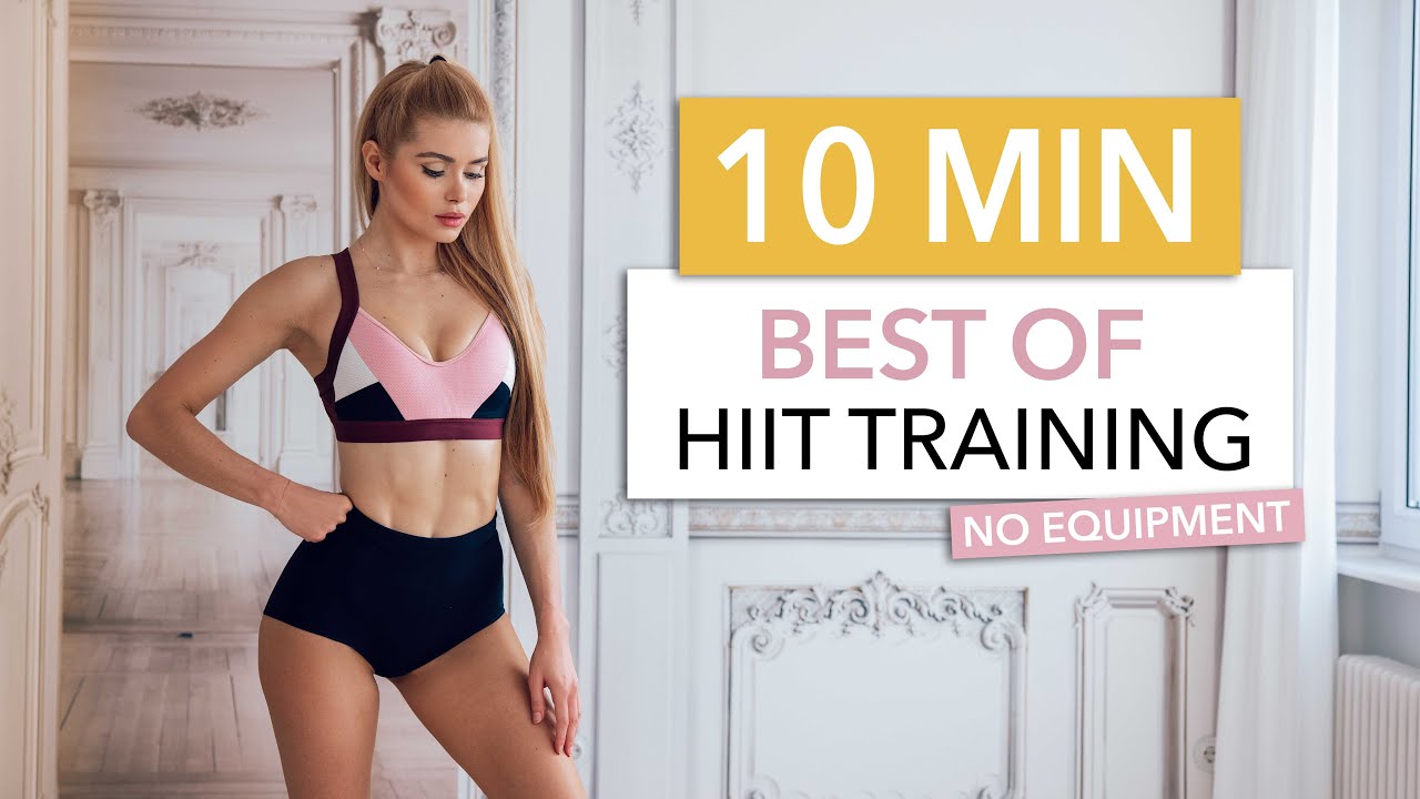 10 MIN HIIT HIIT HOORAY - a not dancy (but very happy) HIIT workout I Pamela Reif