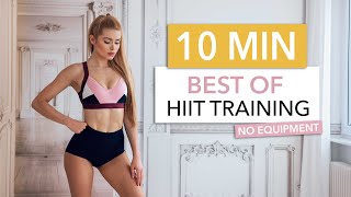 10 MIN BEST OF HIIT  a compilation of the best parts of my HIIT workouts  INTENSE I Pamela Reif