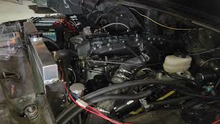 OM606 Jeep J20 Cold Start! Sub Zero!