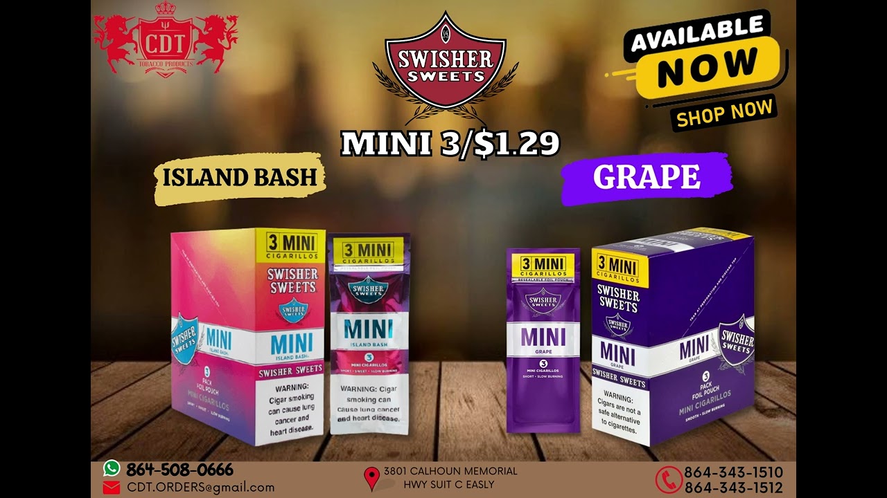 SWISHER SWEET MINI @CDT INC SC