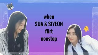 when sua & siyeon flirt nonstop 💜💙