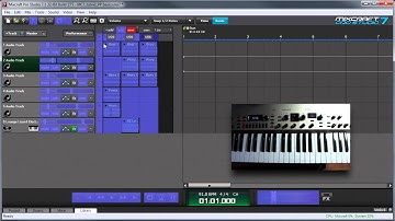 Mixcraft 7 Performance Panel: Mapping Computer Keys and Keyboard Controllers