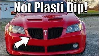 Black Grille Inserts On Pontiac G8 GT