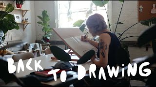 autumn in NYC and making art in my studio VLOG