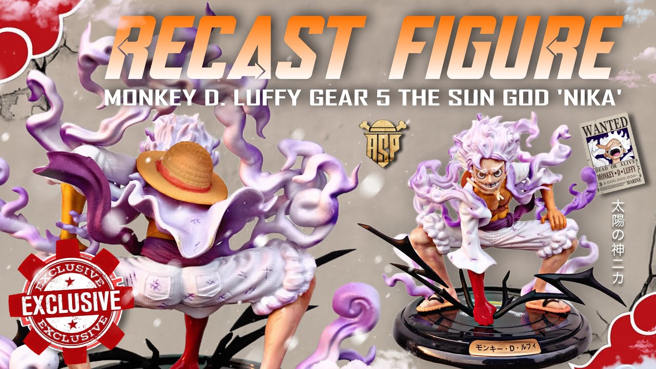 One Piece -Nika/Gear 5 Luffy Figure – flyingraijinotakufactory