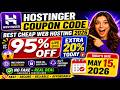 Hostinger Coupon Code 2026 | Best Cheap Web Hosting USA 🇺🇸 | 95% OFF + EXTRA 20% (May 15, 2026)