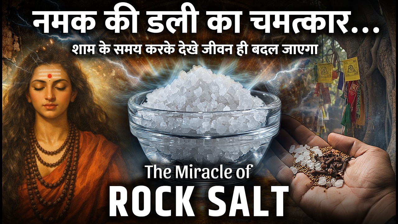 The Miracle Rock Salt Secret: नमक की डली का चमत्कार! घंटो में असर! LAW OF ATTRACTION