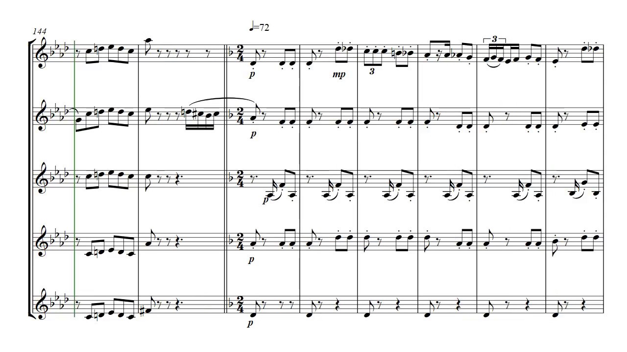 A Carmen Suite - brass quintet - YouTube