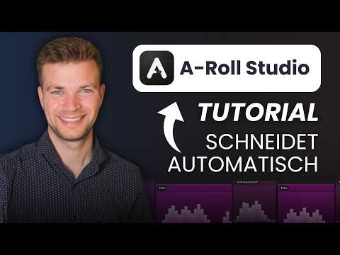KI Videoschnitt mit A-Roll Studio (Tutorial) - Versprecher & Pausen präzise aus Aufnahmen entfernen