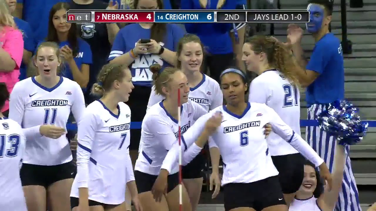 Creighton Volleyball vs. Nebraska Highlights 9/6/18 YouTube