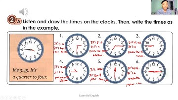 Unit 2, Lesson 1 Time