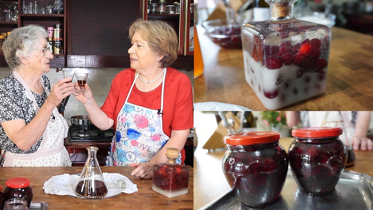 Višnjevača - liker od višanja i džem od višanja sa crnim vinom