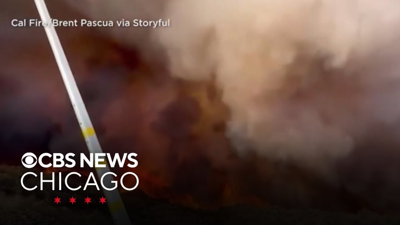 Hughes fire has scorched over 1,000 acres near Los Angeles - YouTube