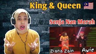 AWIE & ZIANA ZAIN - SENJA NAN MERAH (REACTION)