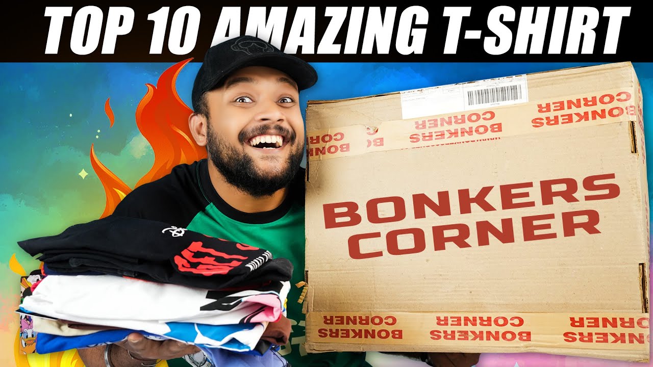 I Bought All Best T-Shirts For Men 🔥 Bonkers Corner T-Shirt Haul