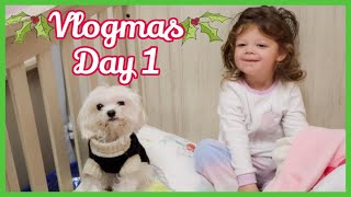 VLOGMAS DAY 1 | DAY IN THE LIFE OF A PREGNANT MOM!