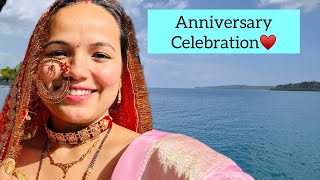 In Havalock Beach vlog| shadi ki saalgira celebration| Bhot jhel liya guthali k papa ko|funny vlog Details