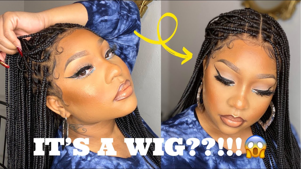 MOST REALISTIC KNOTLESS BRAID WIG EVER!!