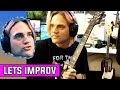 (Guitar Solo) Reaction Dude plays Guitar! // D Major Modal Interchange Shred Collab by myself!