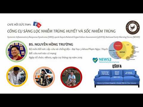 Vlog cafe hồi sức - số 1: Công cụ sàng lọc nhiễm trùng huyết và sốc nhiễm trùng