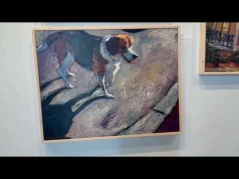 A walk through the Michalopoulos exhibit in the Shaw Center for the Arts