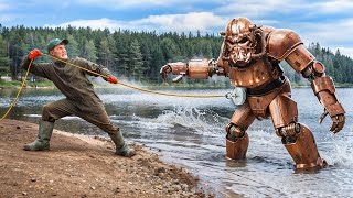 Found Strange Finds like Power Armor From FALLOUT Underwater While Magnet Fishing! by SLAV's ADVENTURES 19,749 views 6 days ago 15 minutes