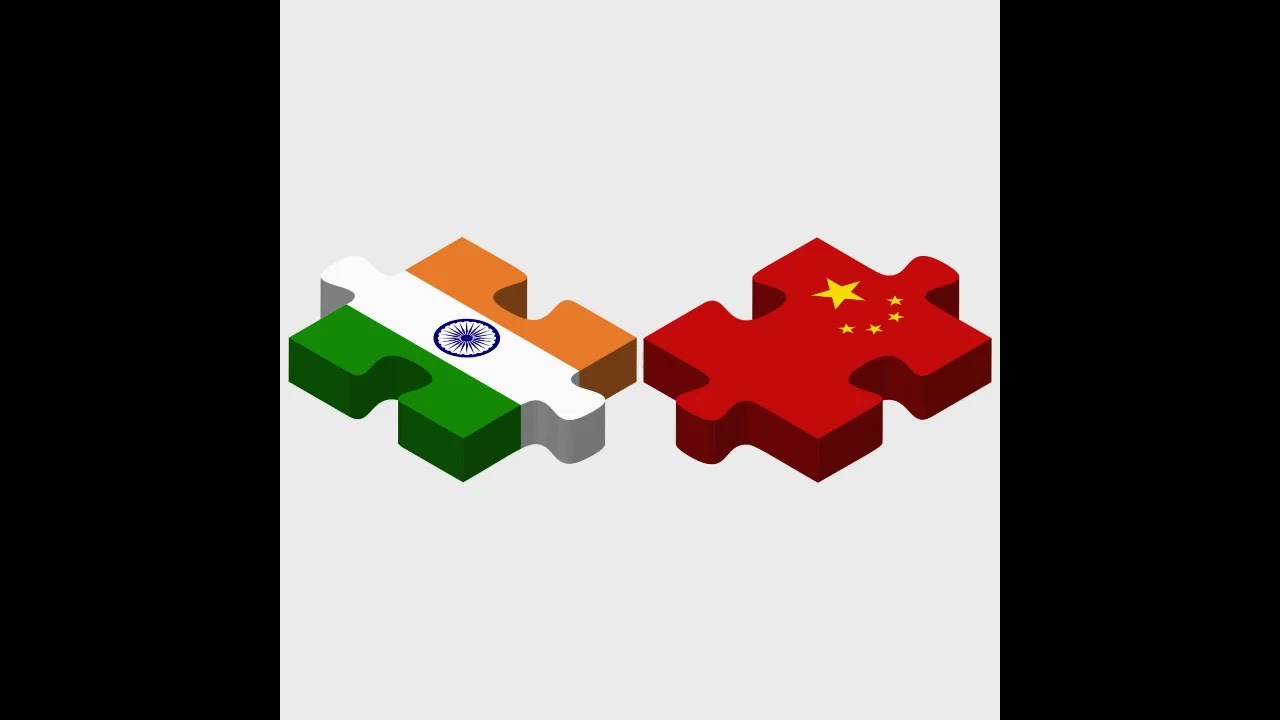 Illustration Of India and China Flags On White : Stock Vector (Royalty Free) 021840