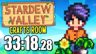 Fixing the Crafts Room as fast as possible in Stardew Valley!