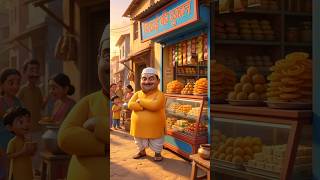 aakhir kyu ramu ne lalach chod diya 😱 #mithai #shorts #3danimation #story #sweet #viralvideo #reels